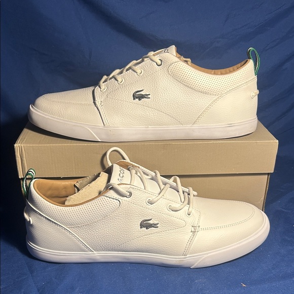LACOSTE- sneaker, white, 12 men QS - Picture 1 of 5